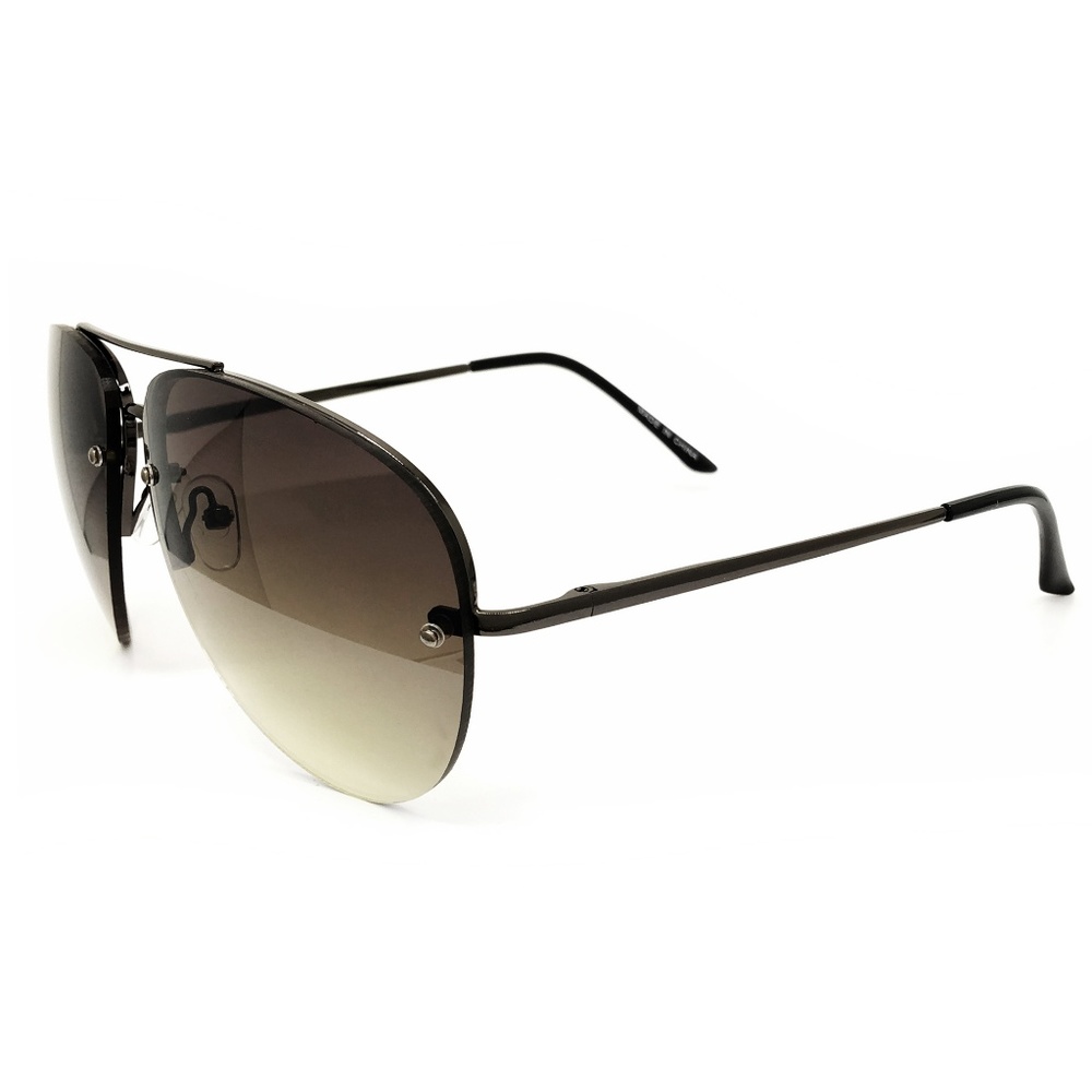 O2 Eyewear 3111 Rimless Aviator Sunglasses (G) - Picture 4 of 8